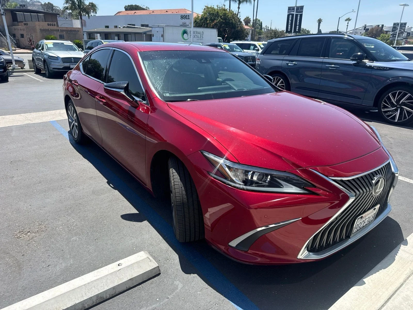 Used 2019 Red Lexus 350 image 3