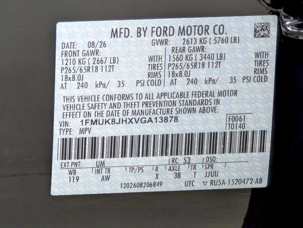New 2027 Agate Black Metallic Ford Tremor® image 26