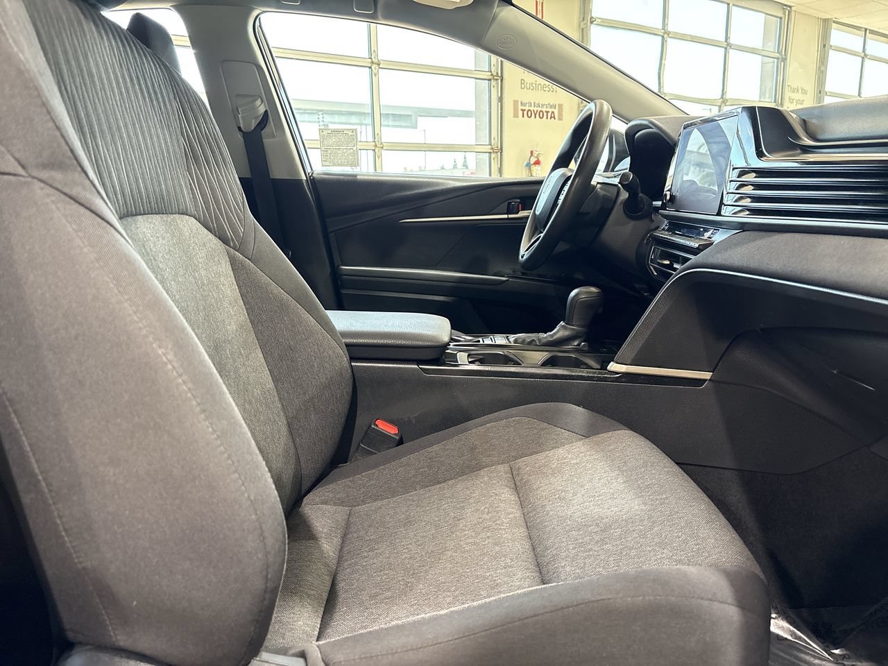 Certified Used 2025 Midnight Black Metallic Toyota LE image 25