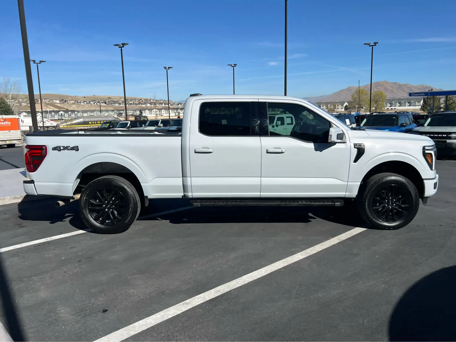 Used 2025 Space White Metallic Ford LARIAT image 6