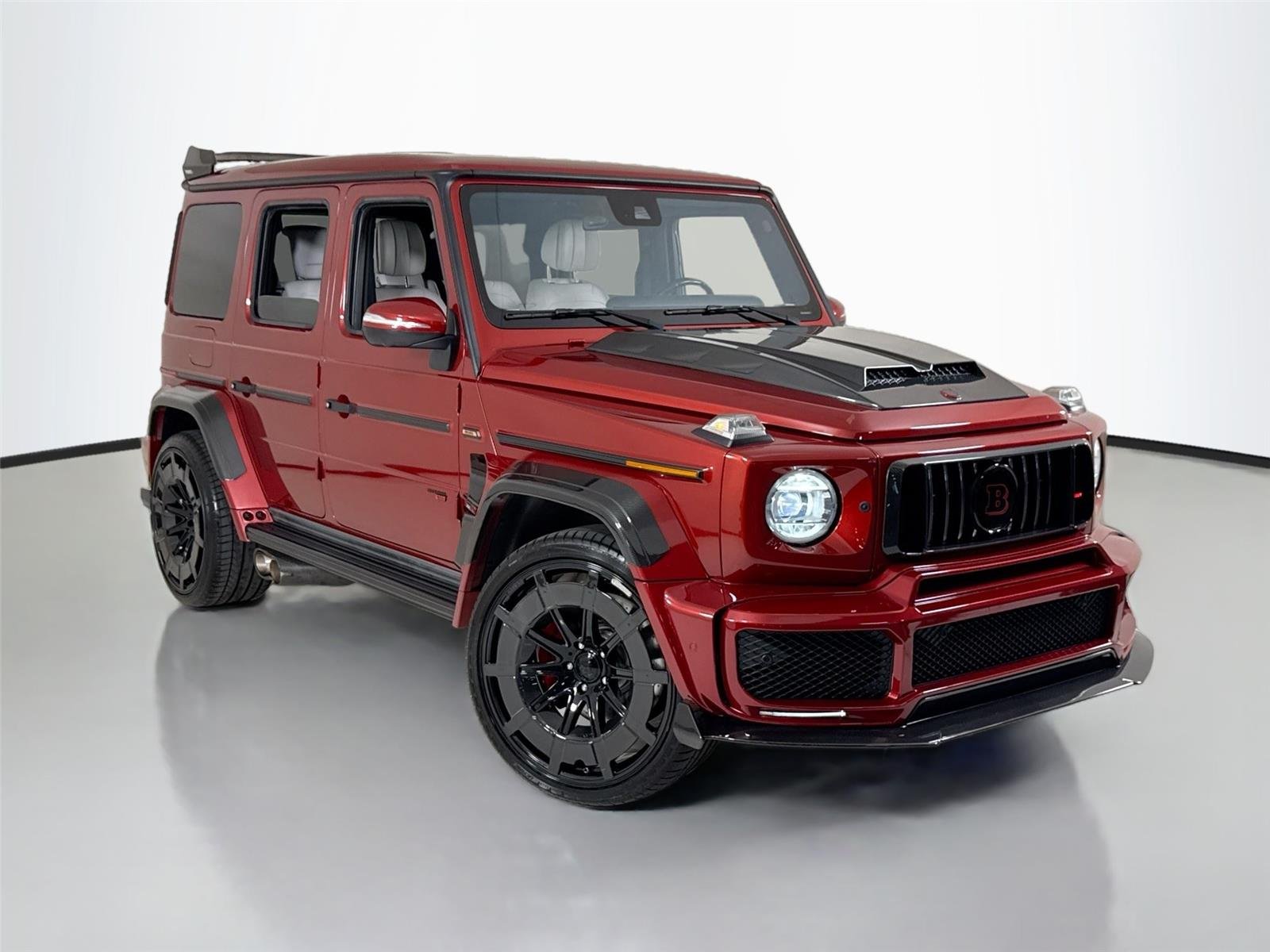 Used 2021 designo Cardinal Red Metallic Mercedes-Benz AMG® G 63 | Brabus Widebody image 42
