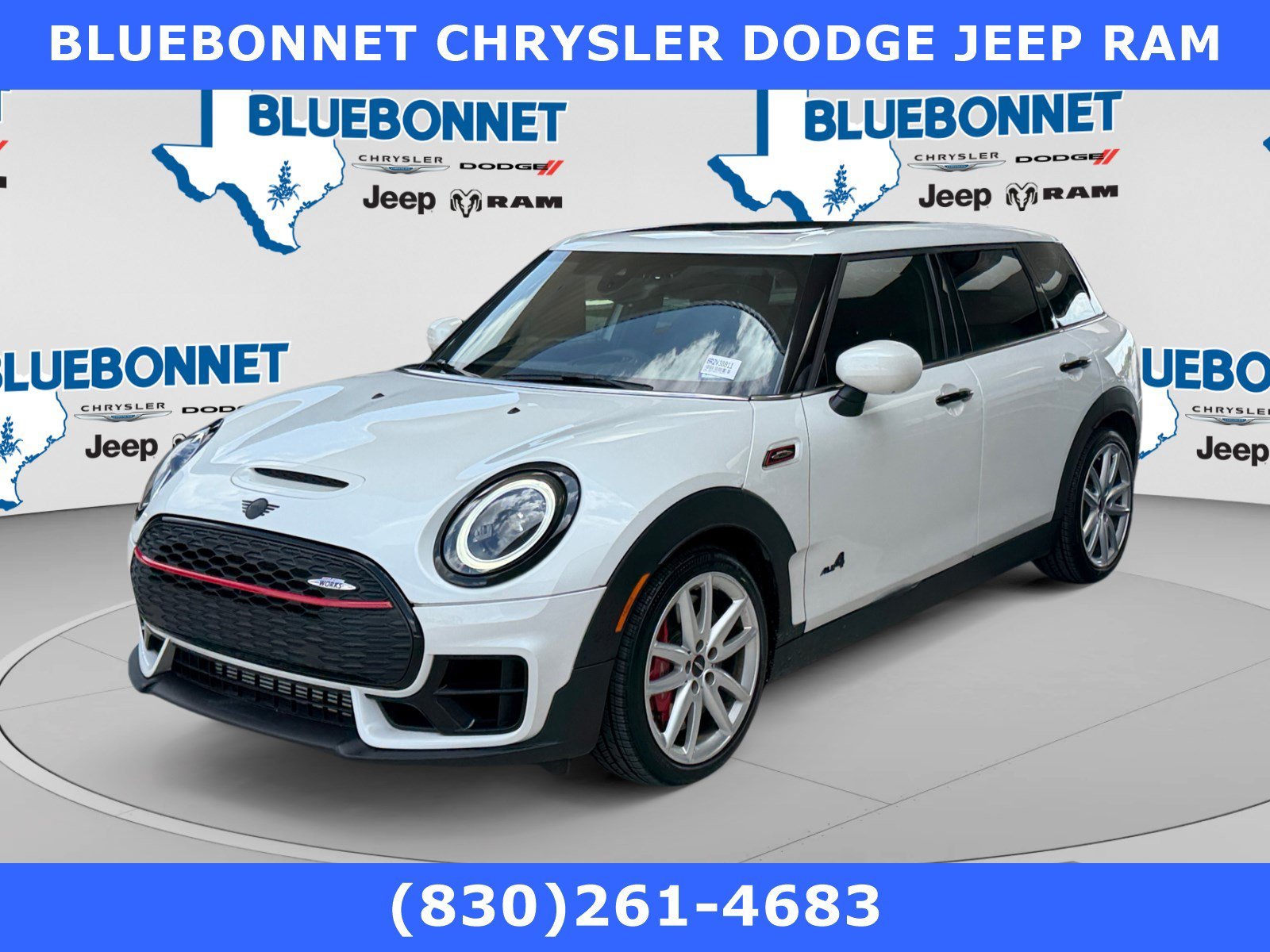 Used 2024 White Metallic MINI John Cooper Works image 1