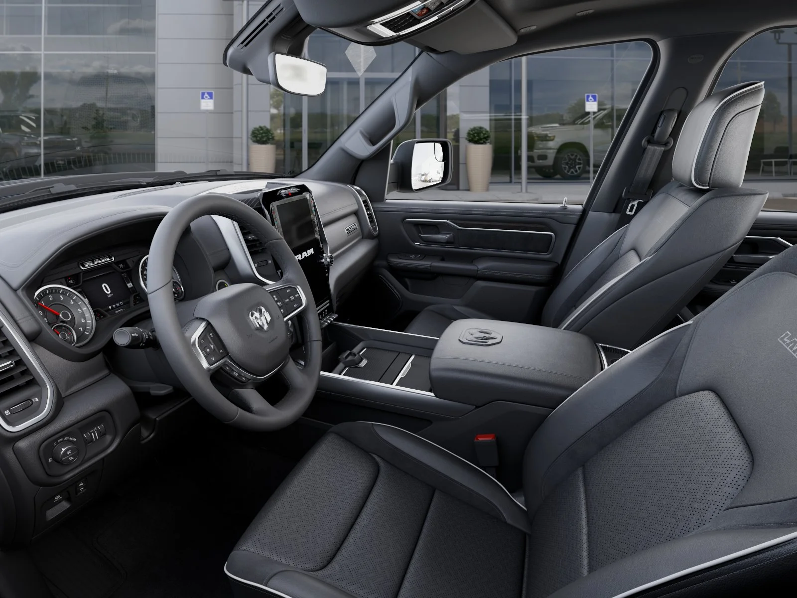 New 2026 Forged Blue Metallic Exterior Paint RAM Laramie image 48