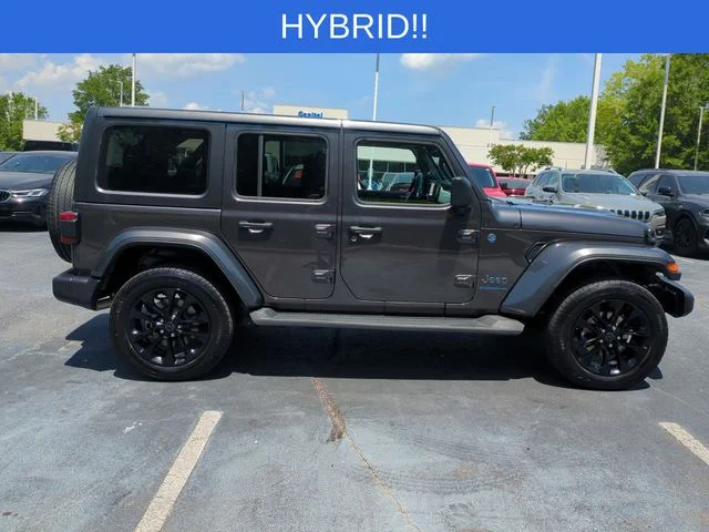 Used 2025 Gray Jeep Sahara 4xe image 6