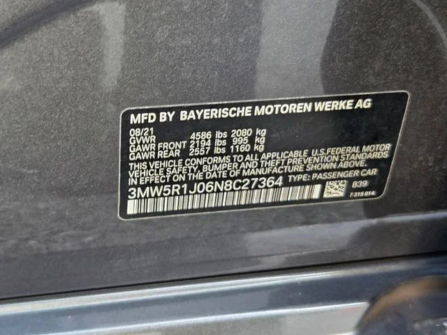 Used 2022 Gray BMW 330i image 34