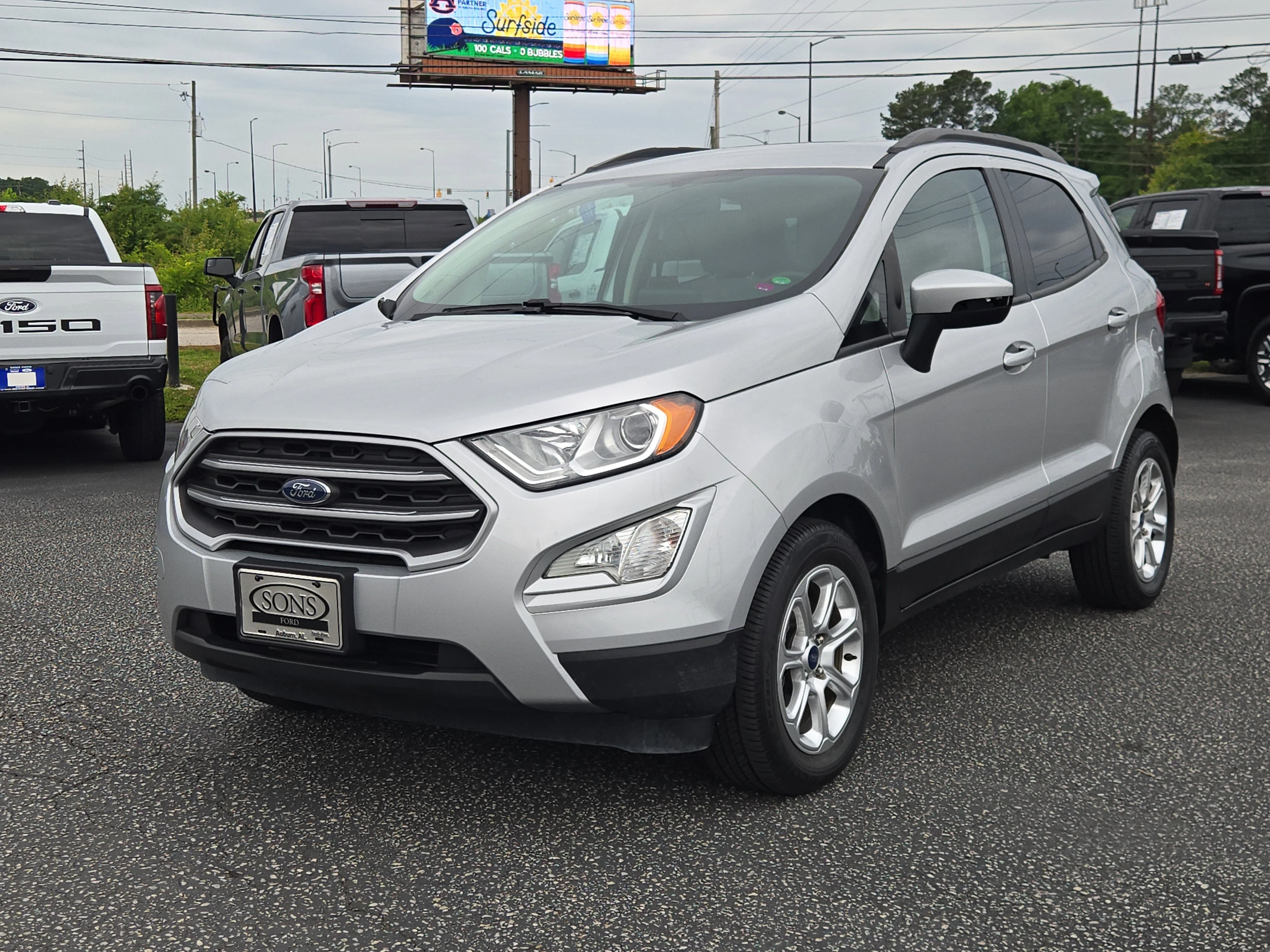 Used 2020 Ford Ecosport SE with VIN MAJ3S2GE9LC331544 for sale in Auburn, AL