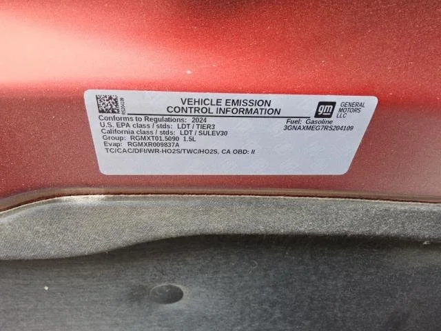 Used 2024 Radiant Red Tintcoat Chevrolet RS image 12