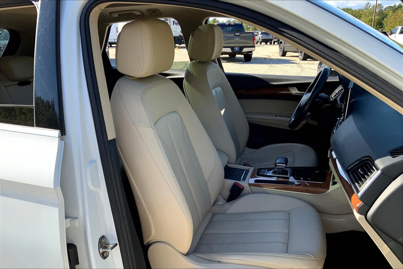 Used 2021 Glacier White Metallic Audi Premium Plus image 8