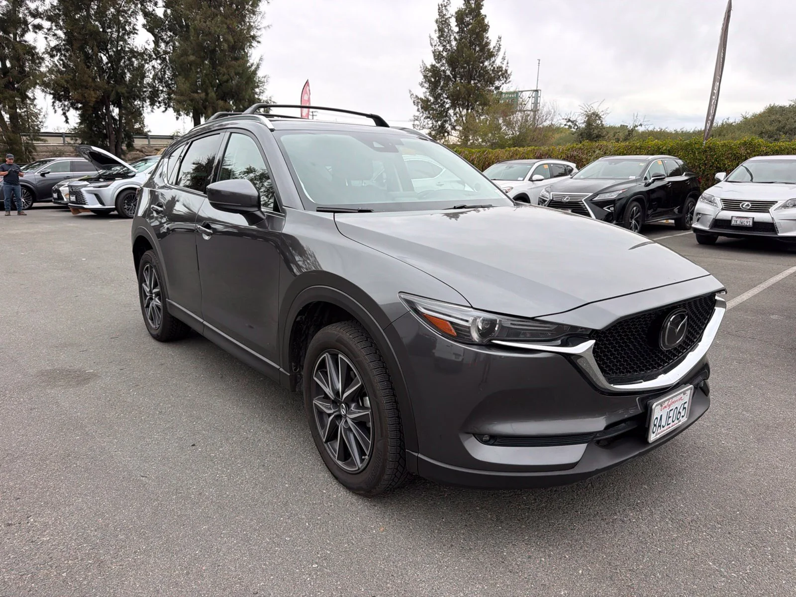 Used 2017 Machine Gray Mazda Grand Touring image 2