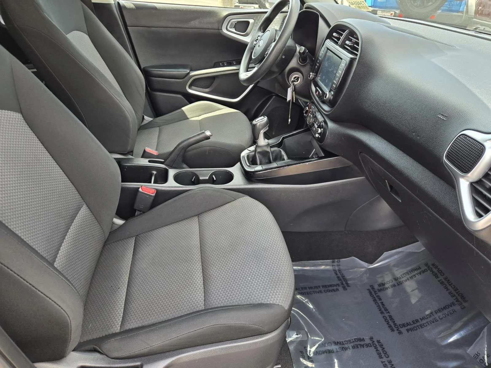 Used 2020 Sparkling Silver Kia LX Manual image 28