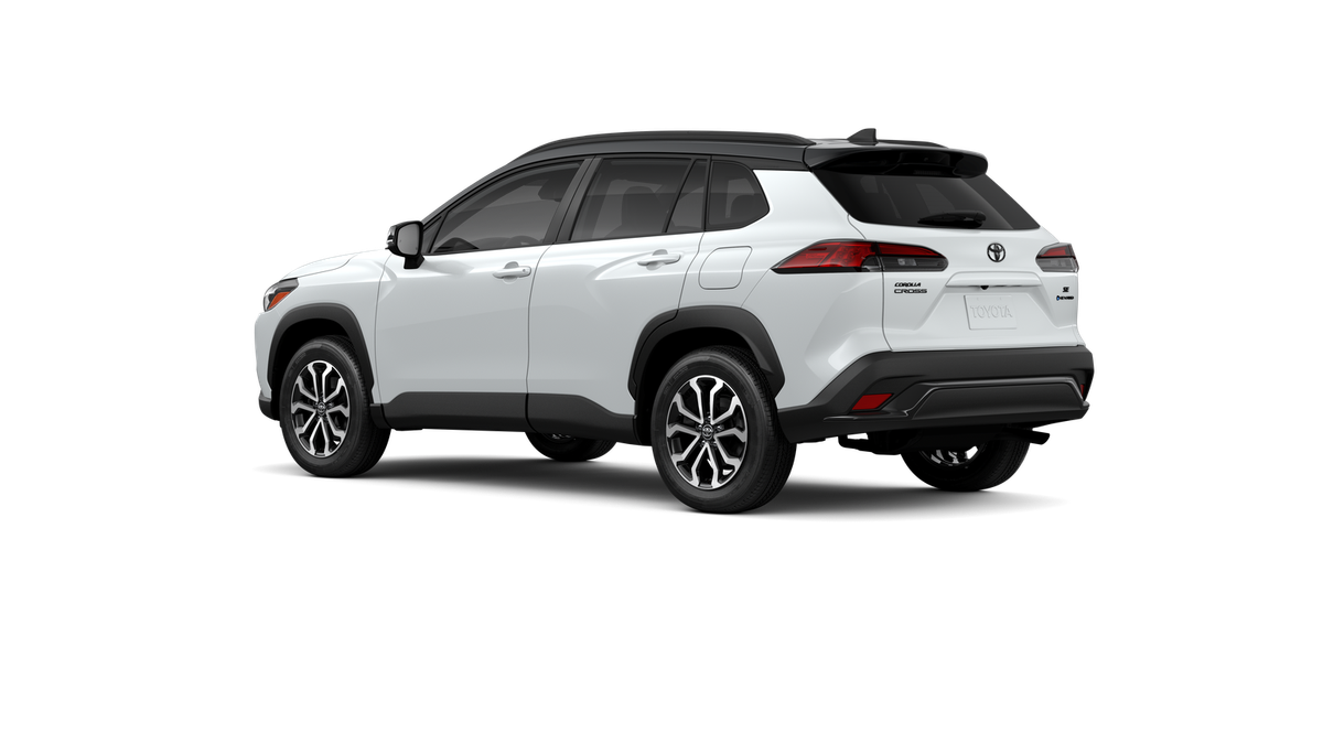 New 2026 Wind Chill Pearl with Jet Black roof Toyota Hybrid SE image 14