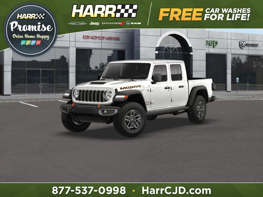 New 2026 Bright White Clear-Coat Exterior Paint Jeep Mojave image 1