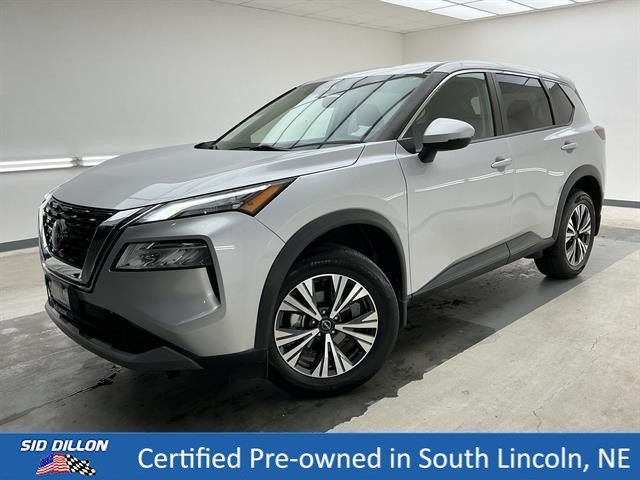Brilliant Silver Metallic 2022 Nissan Rogue SUV / Crossover All-Wheel Drive Continuously Variable Transmission