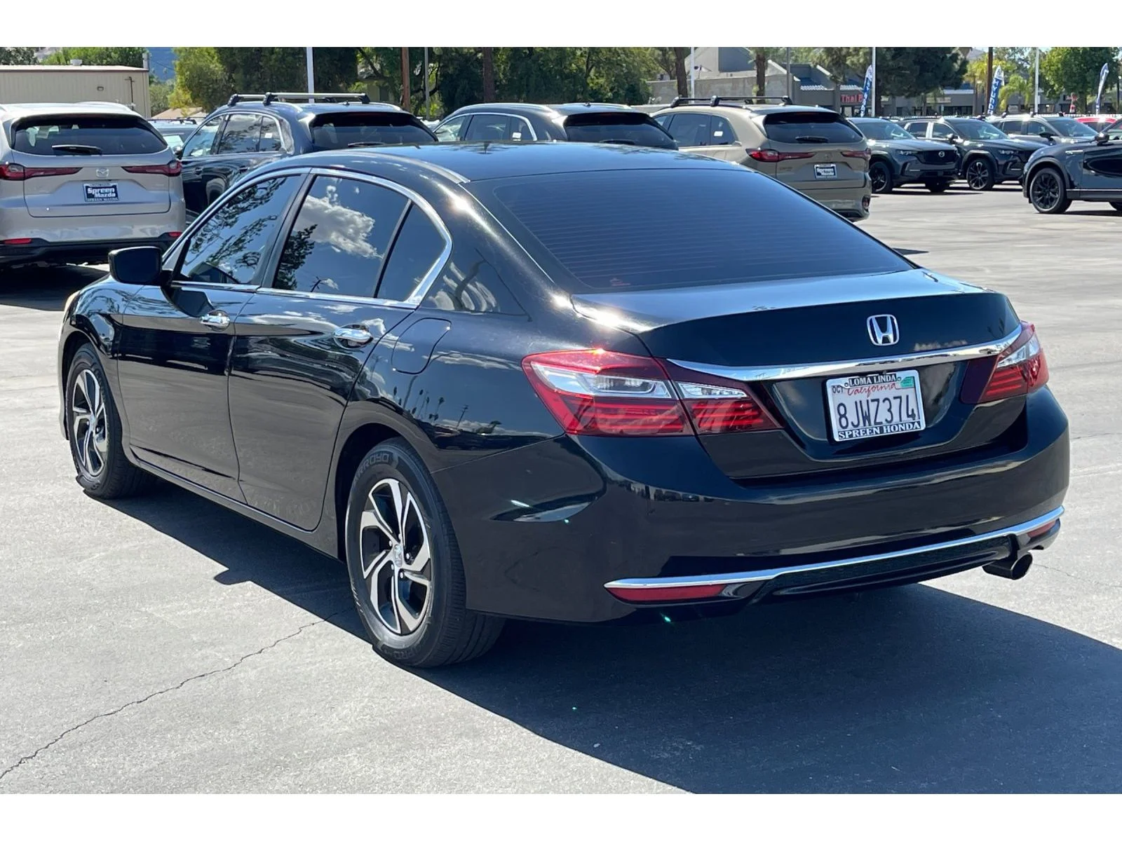 Used 2017 Crystal Black Pearl Honda LX image 3