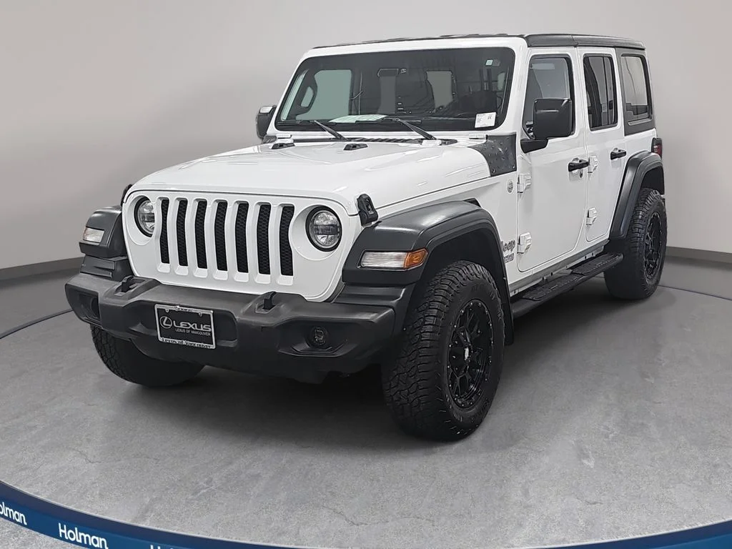 Used 2018 White Jeep Unlimited Sport S image 1