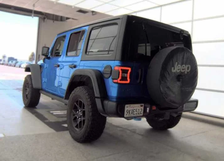 Used 2024 Hydro Blue Pearlcoat Jeep Willys image 7