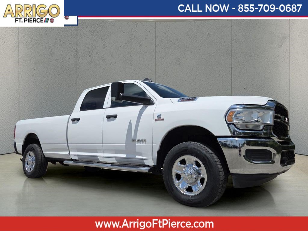 Used 2020 Bright White Clearcoat Ram Tradesman image 1