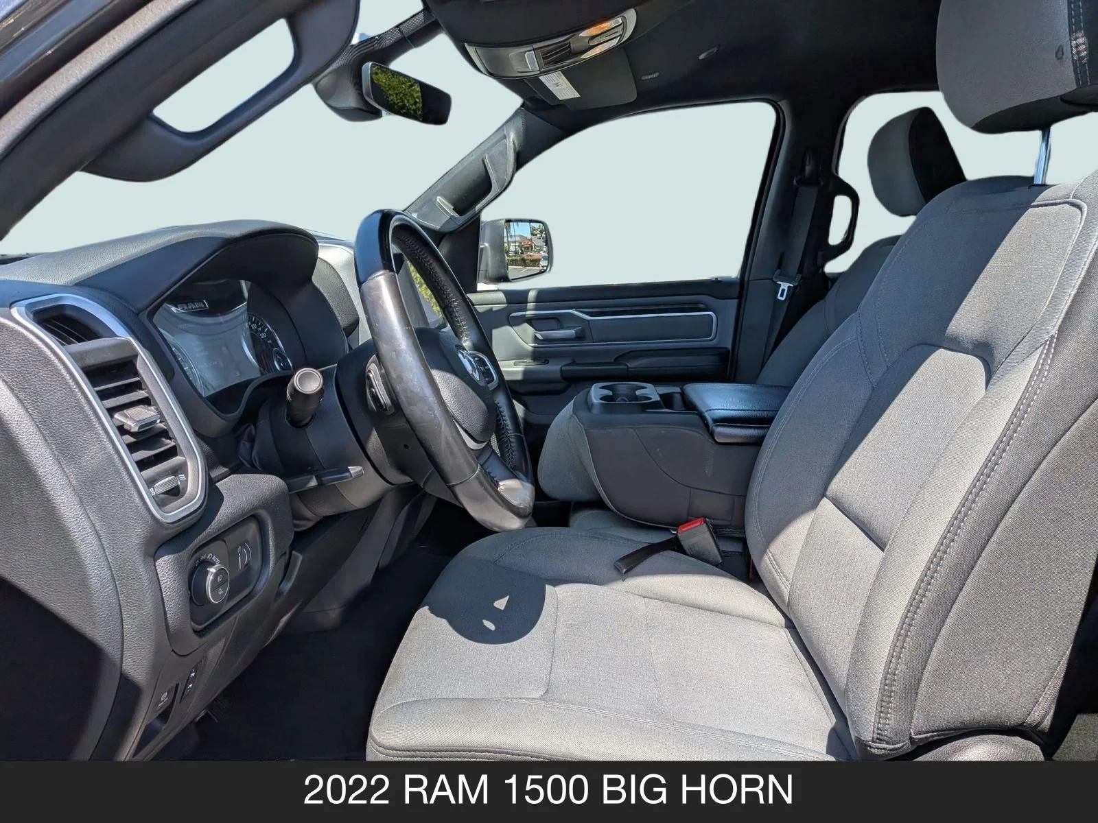 Used 2022 Granite Crystal Metallic Clearcoat Ram Big Horn image 12