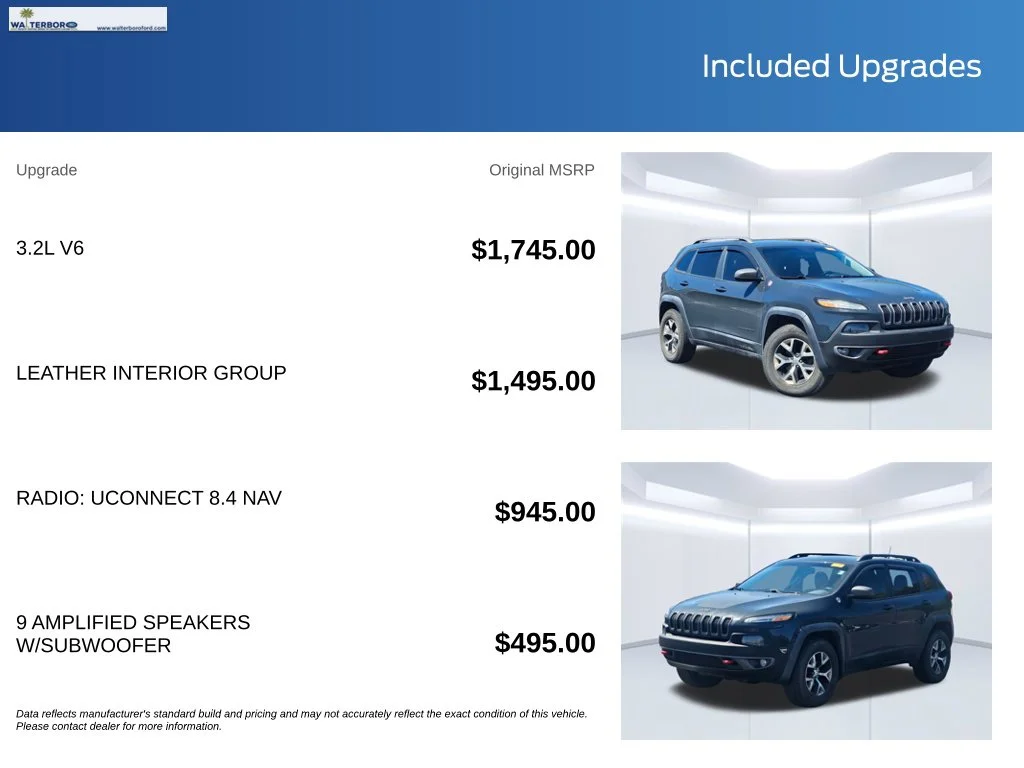 Used 2016 Rhino Clearcoat Jeep Trailhawk image 20