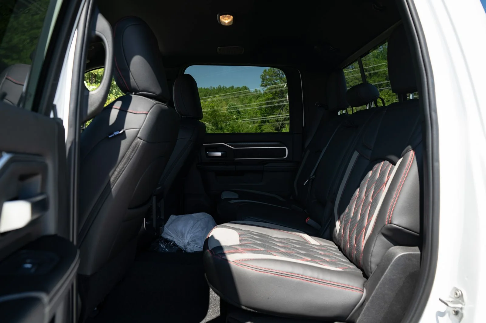 New 2026 Bright White Clear-Coat Exterior Paint RAM Big Horn with Black Widow Package image 36
