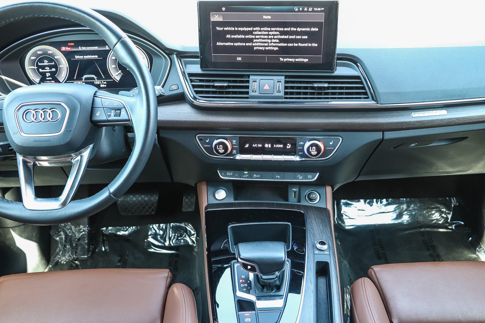 Used 2022 Florett Silver Metallic Audi S line Premium Plus image 14