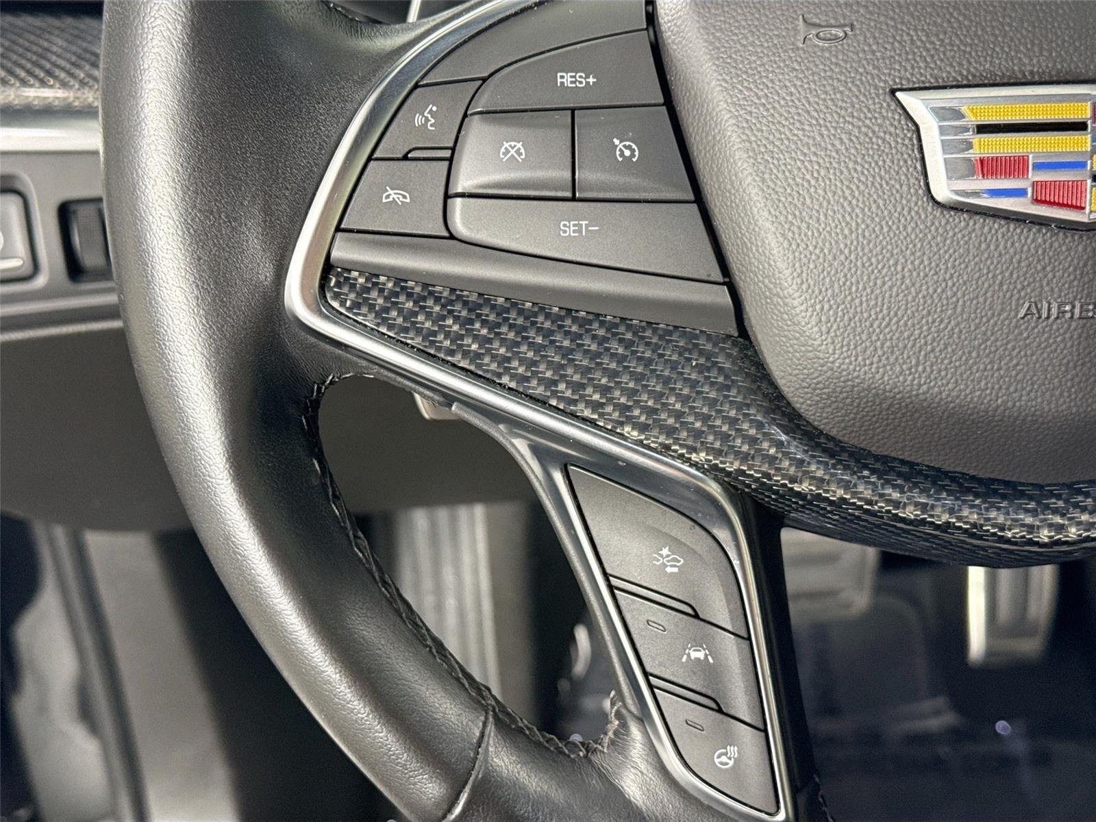 Used 2024 Stellar Black Metallic Cadillac AWD Sport image 18