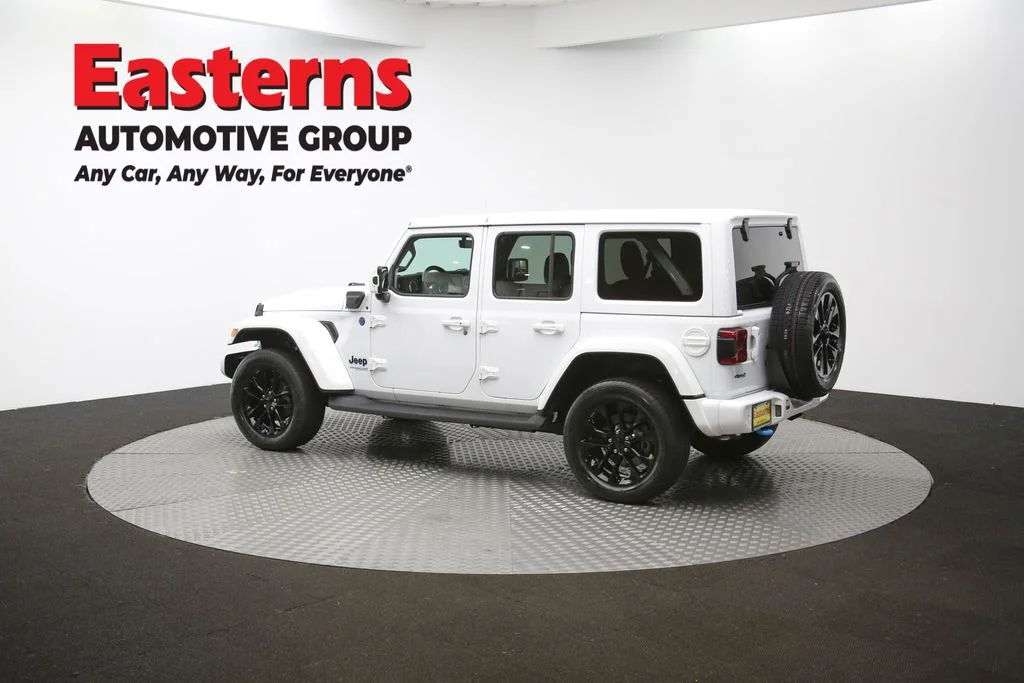 Used 2021 White Jeep Unlimited Sahara High Altitude 4xe image 63