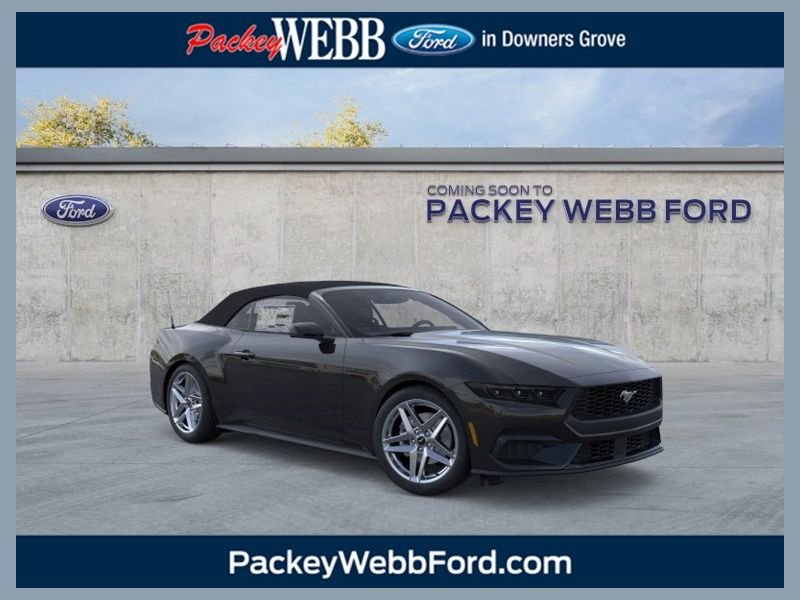 New 2026 Shadow Black Ford EcoBoost® Premium Convertible image 1