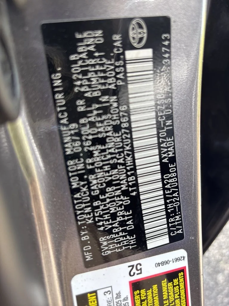 Used 2019 Gray Toyota SE image 9