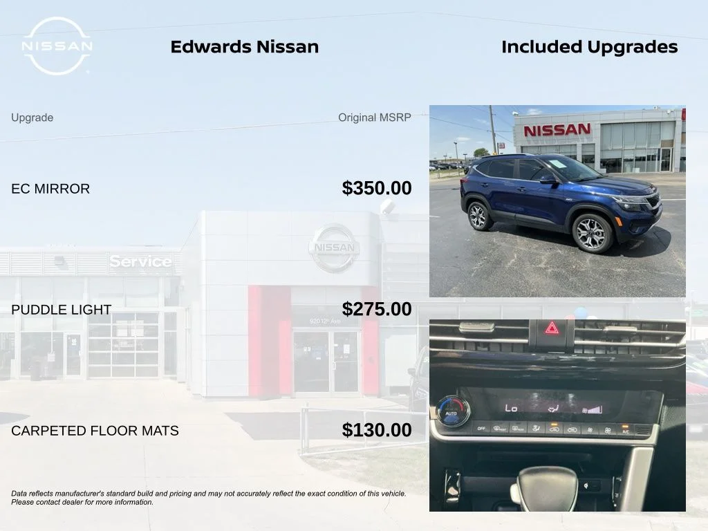 Used 2022 Blue Kia EX image 7