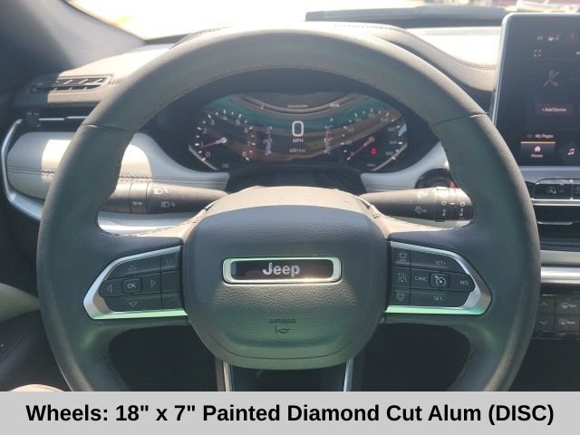 Used 2025 Bright White Clearcoat Jeep Limited image 12