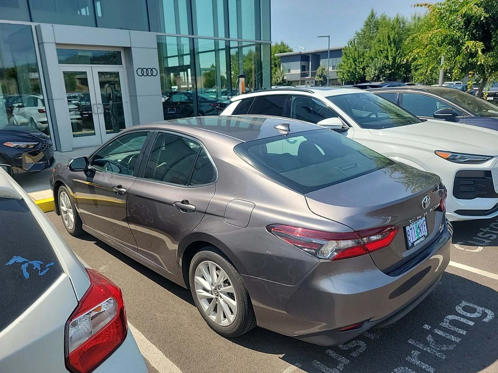 Used 2023 Gray Toyota LE image 8
