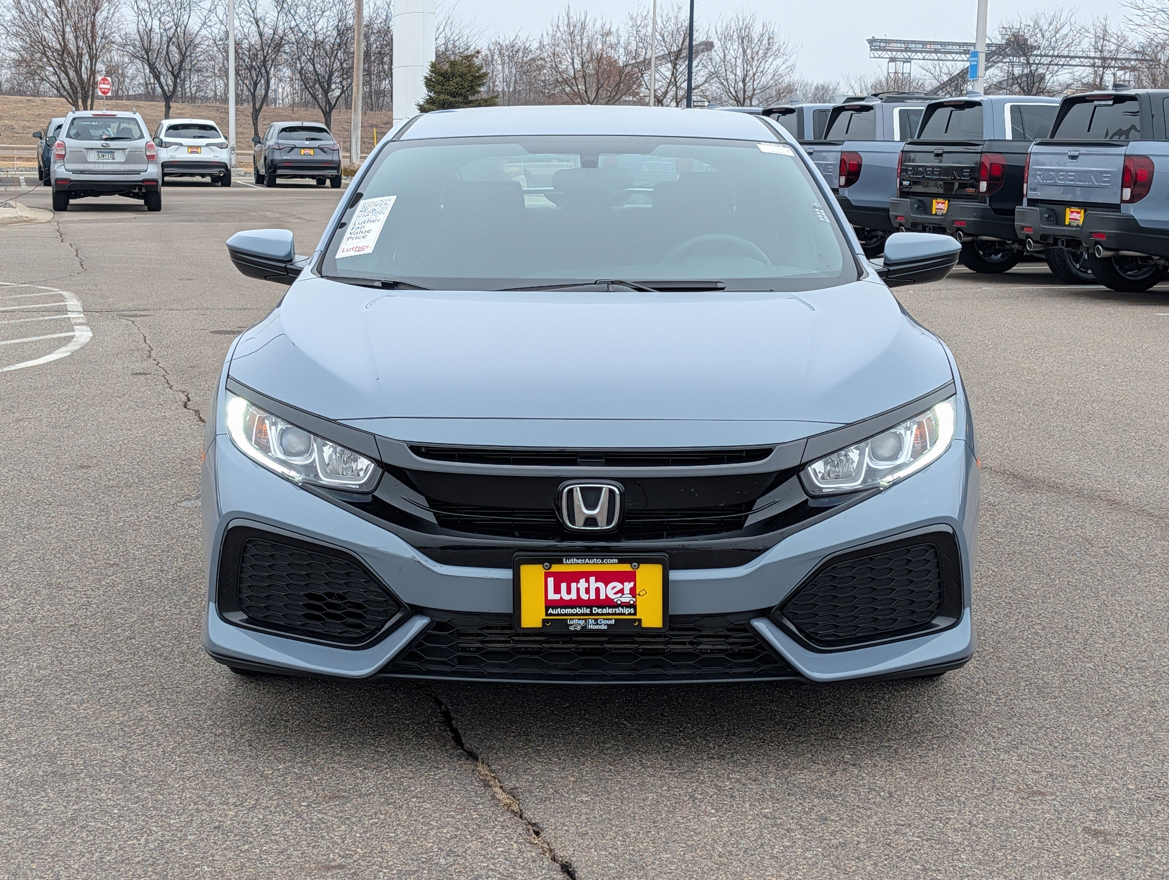 Used 2018 Honda Civic Hatchback LX with VIN SHHFK7H24JU232931 for sale in Waite Park, Minnesota