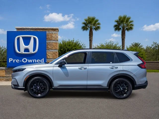 Certified Used 2025 Solar Silver Metallic Honda HYBRID AWD SPORT-L image 3