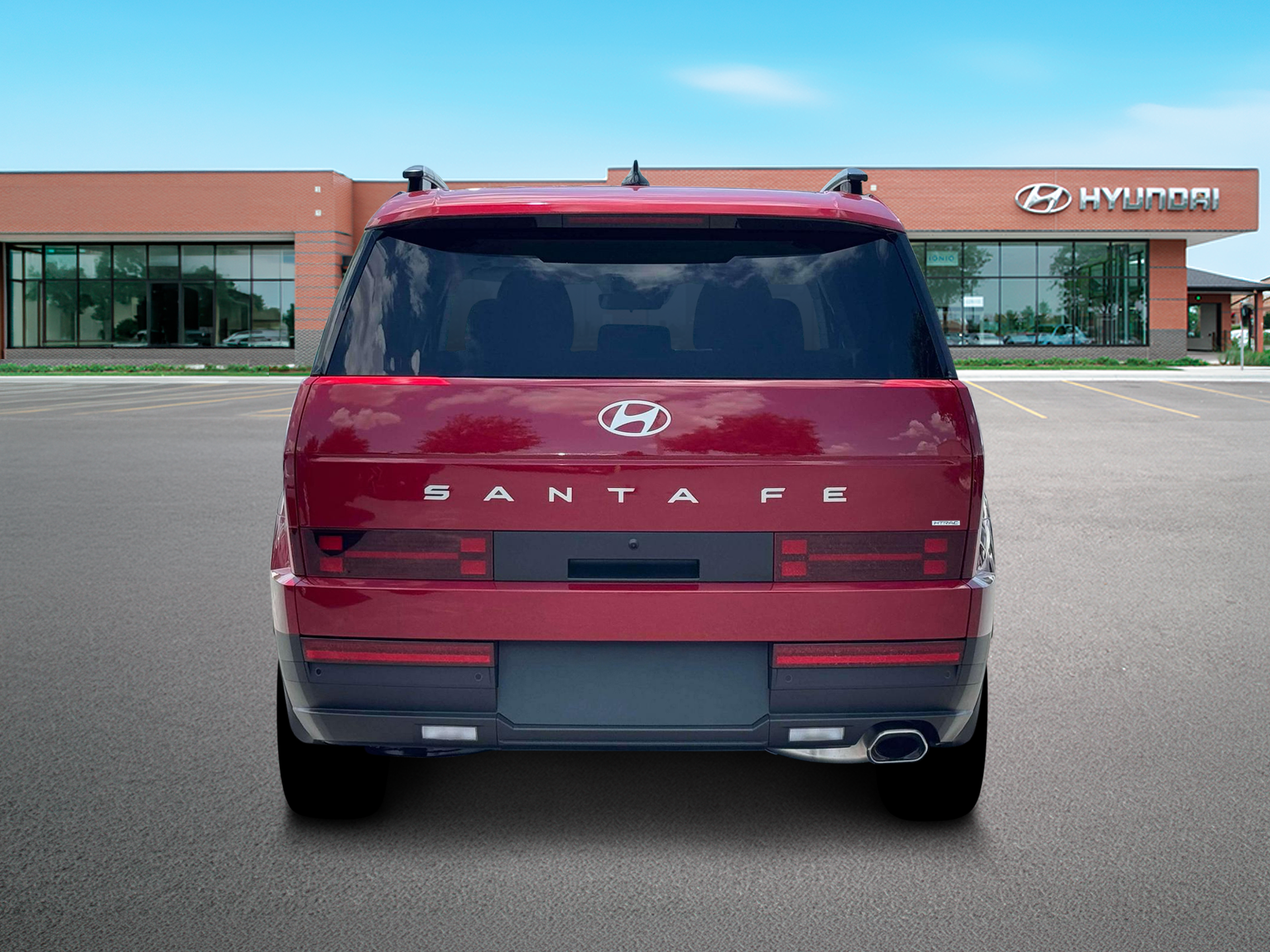 New 2026 Red Hyundai SEL AWD image 6