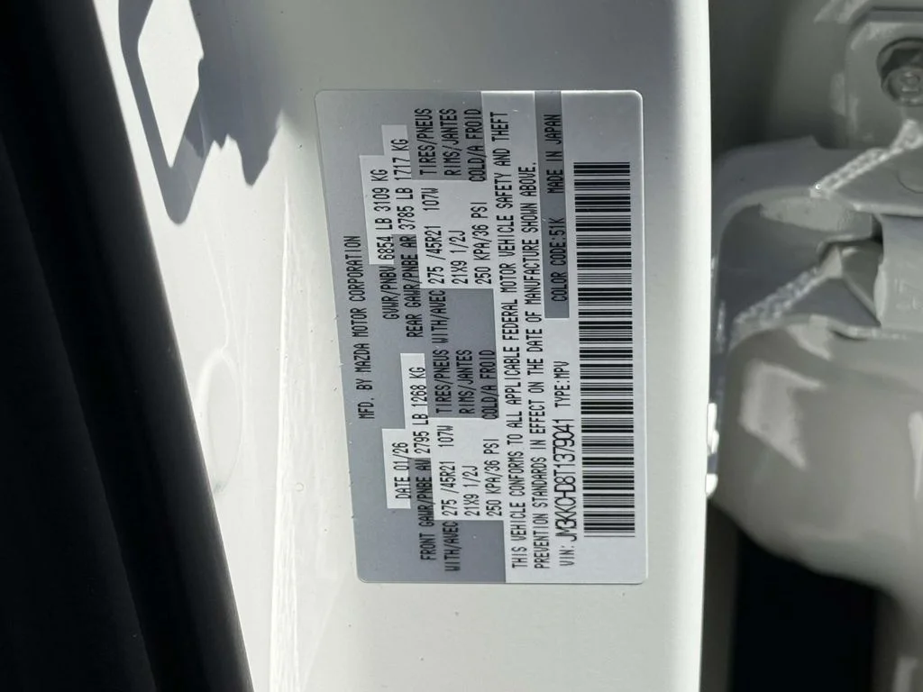 New 2026 White Mazda 3.3 Turbo Premium Sport AWD image 33