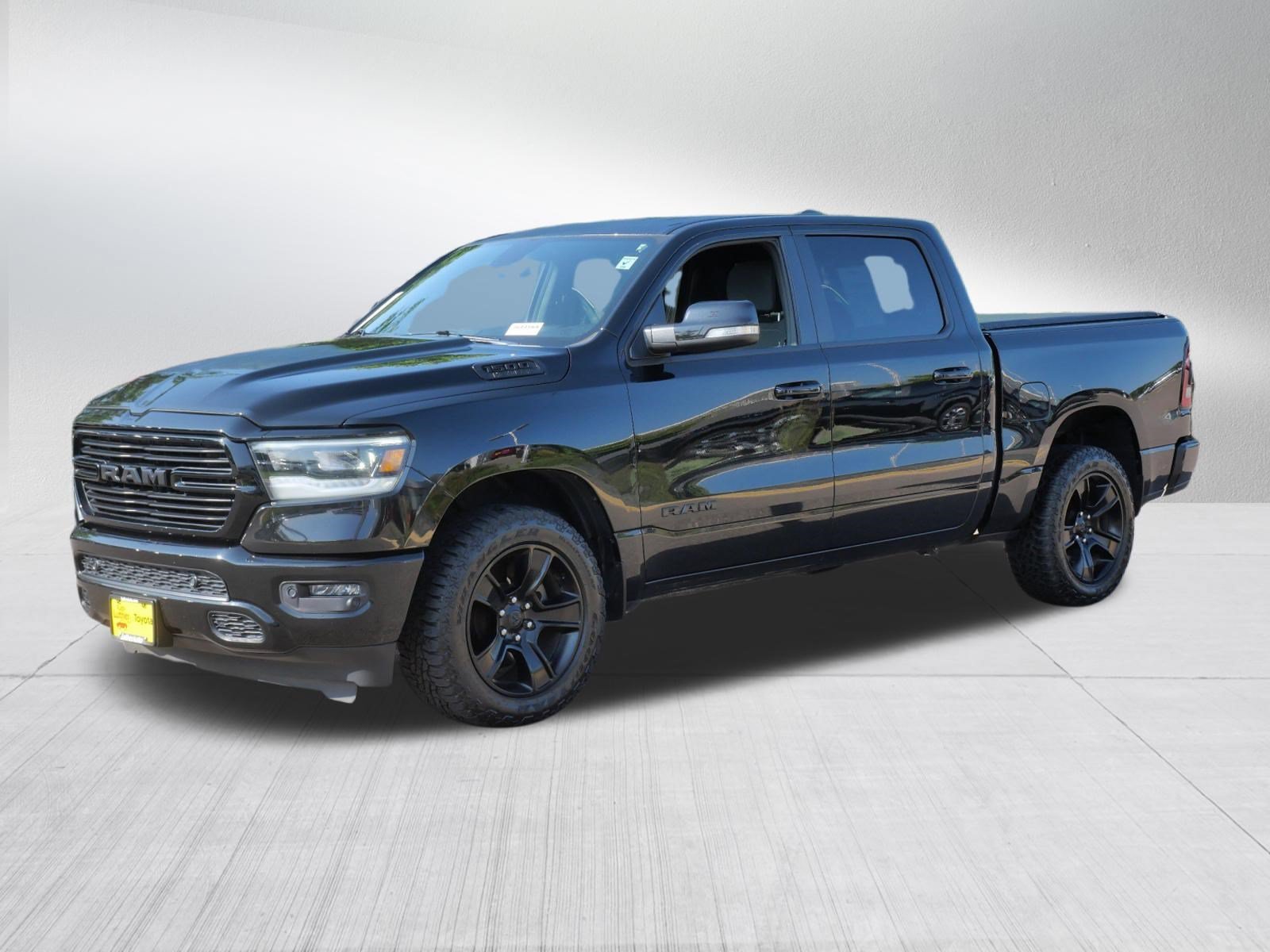 Used 2021 Diamond Black Crystal Pearlcoat Ram Big Horn image 3