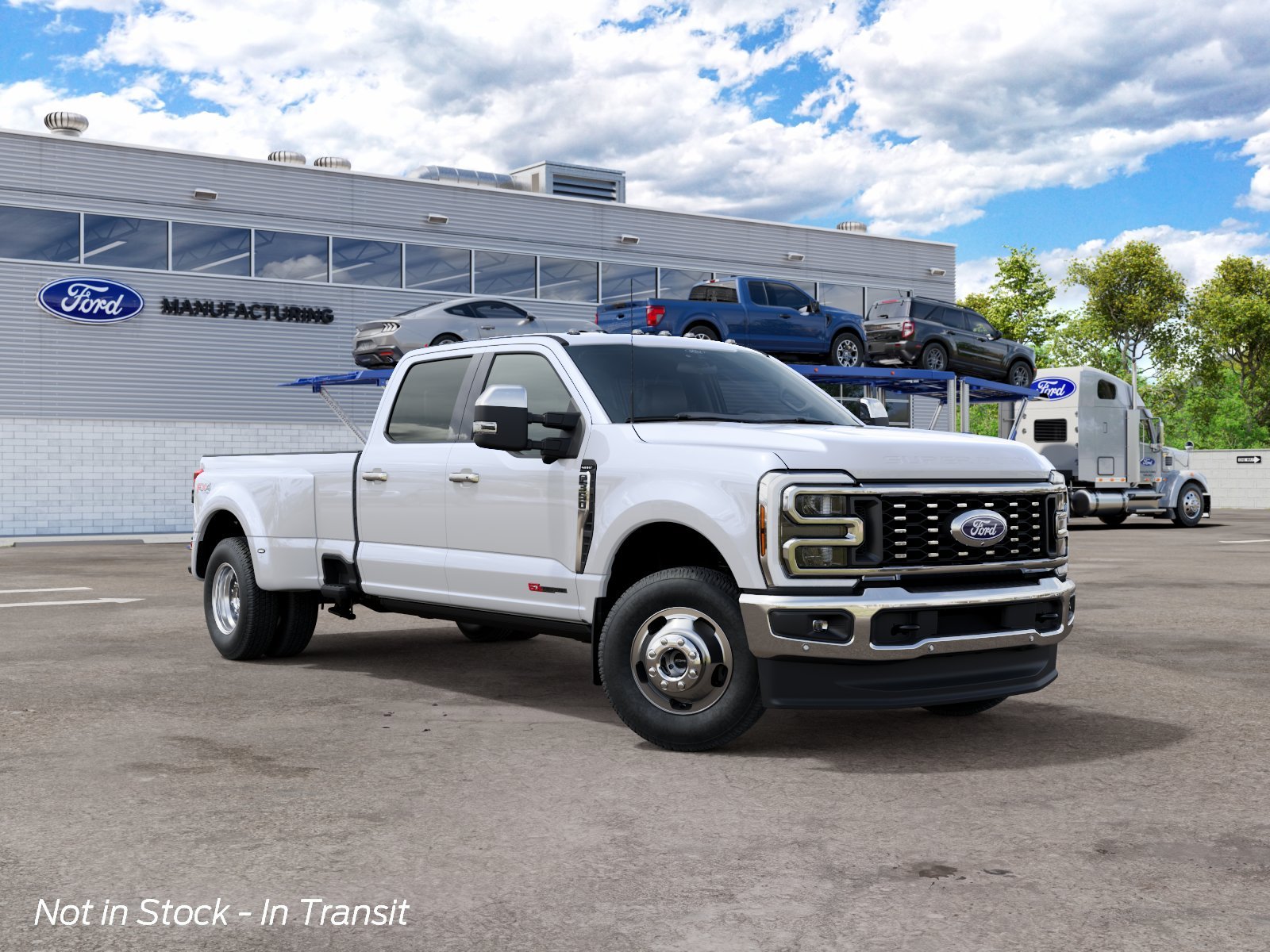 New 2027 Star White Metallic Tri-Coat Ford F-350® Lariat® image 4