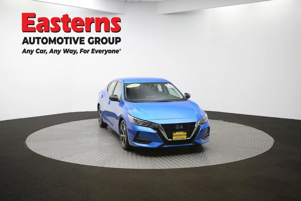 Used 2021 Blue Nissan SV image 47