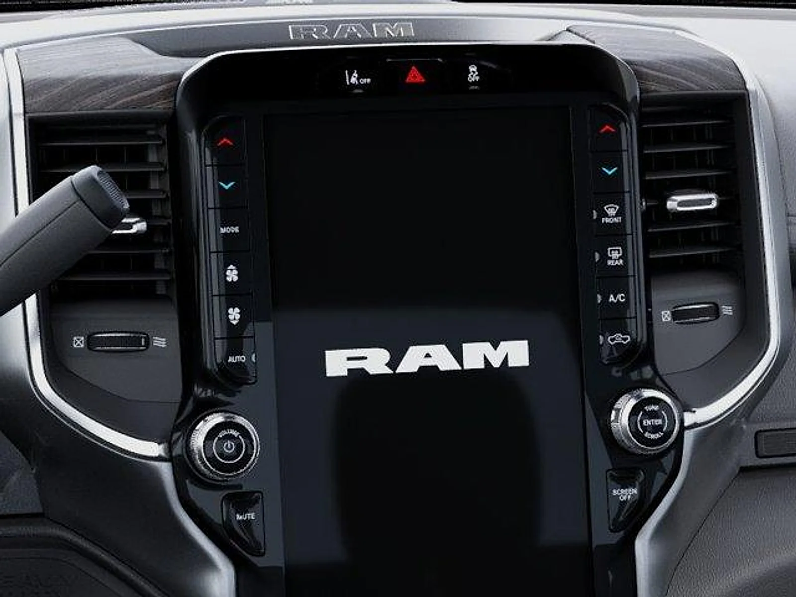 New 2027 Ceramic Gray Clear-Coat Exterior Paint RAM Laramie 4x4 Crew Cab 6