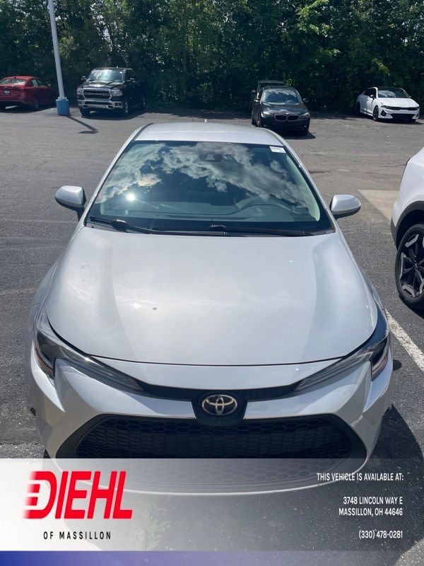 Used 2020 Silver Toyota LE image 1