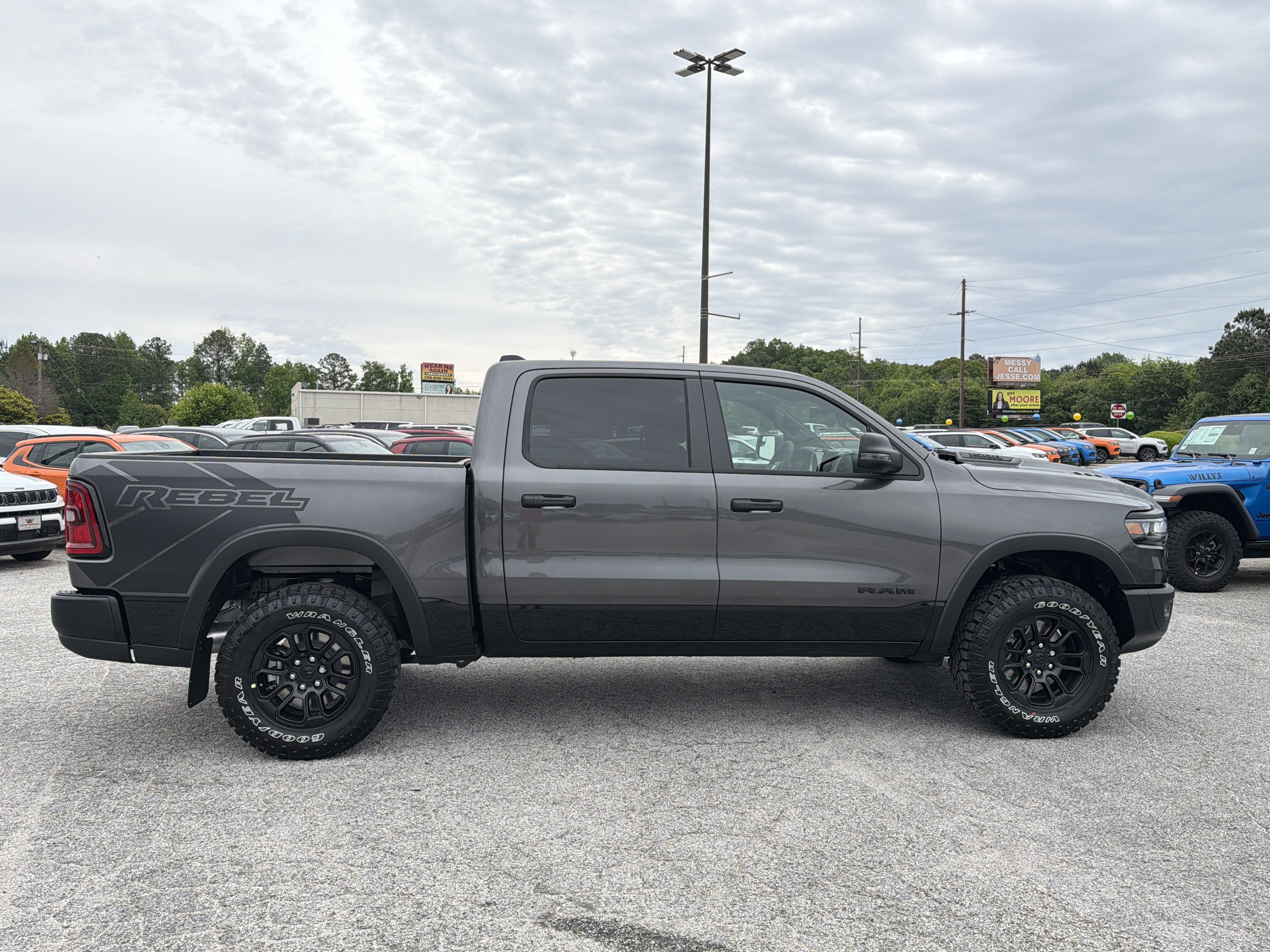 New 2026 Granite Crystal Metallic Clear-Coat Exterior Paint RAM Rebel image 9