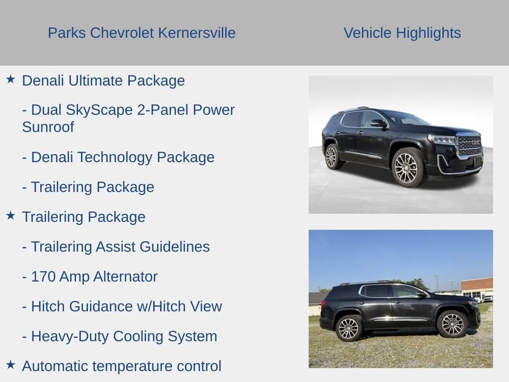 Used 2022 Ebony Twilight Metallic GMC Denali image 15