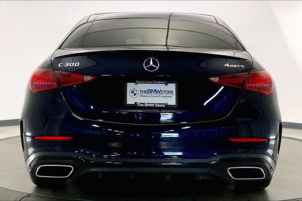 Used 2023 Lunar Blue Metallic Mercedes-Benz C 300 image 3