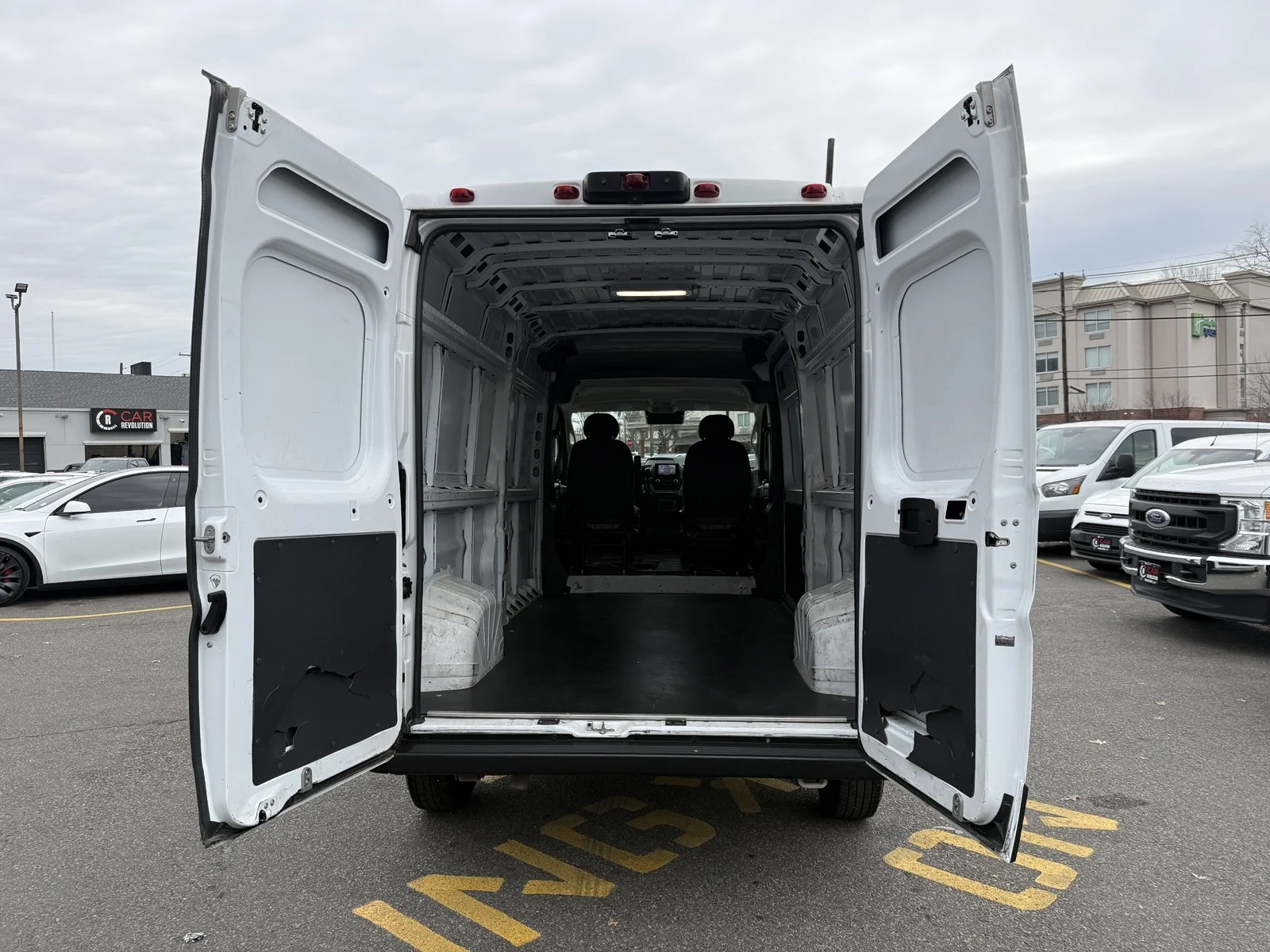 Used 2023 Bright White Clearcoat Ram High Roof 2500 159