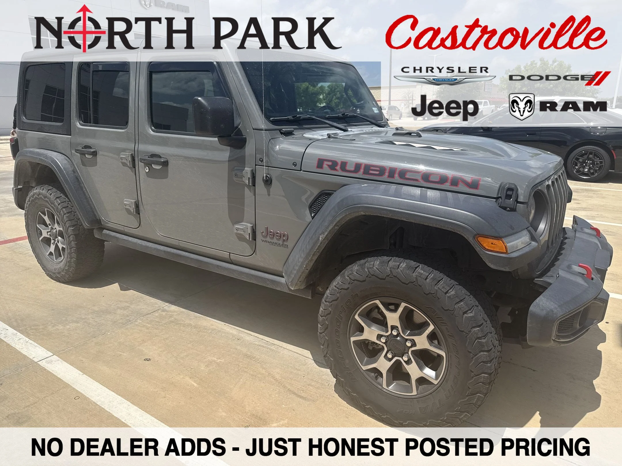 Used 2018 Gray Jeep Unlimited Rubicon image 1
