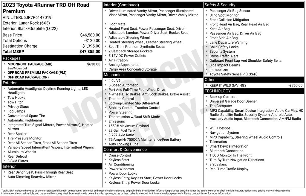 Used 2023  Toyota TRD Off-Road Premium image 2