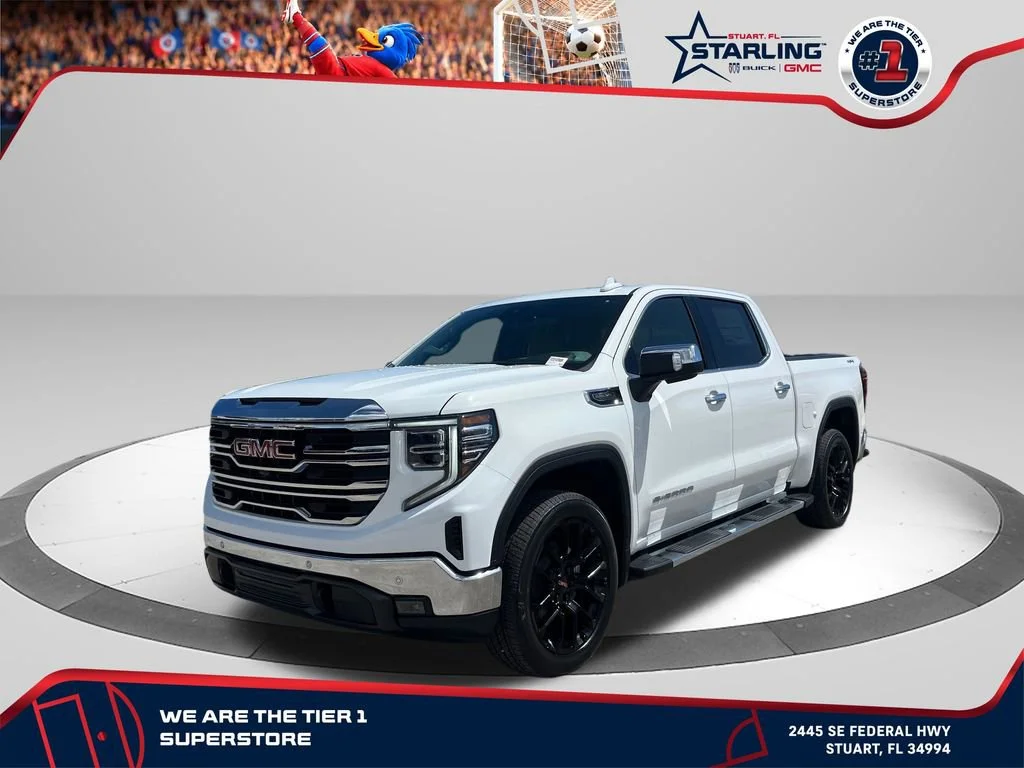 New 2026 Summit White GMC SLT image 1