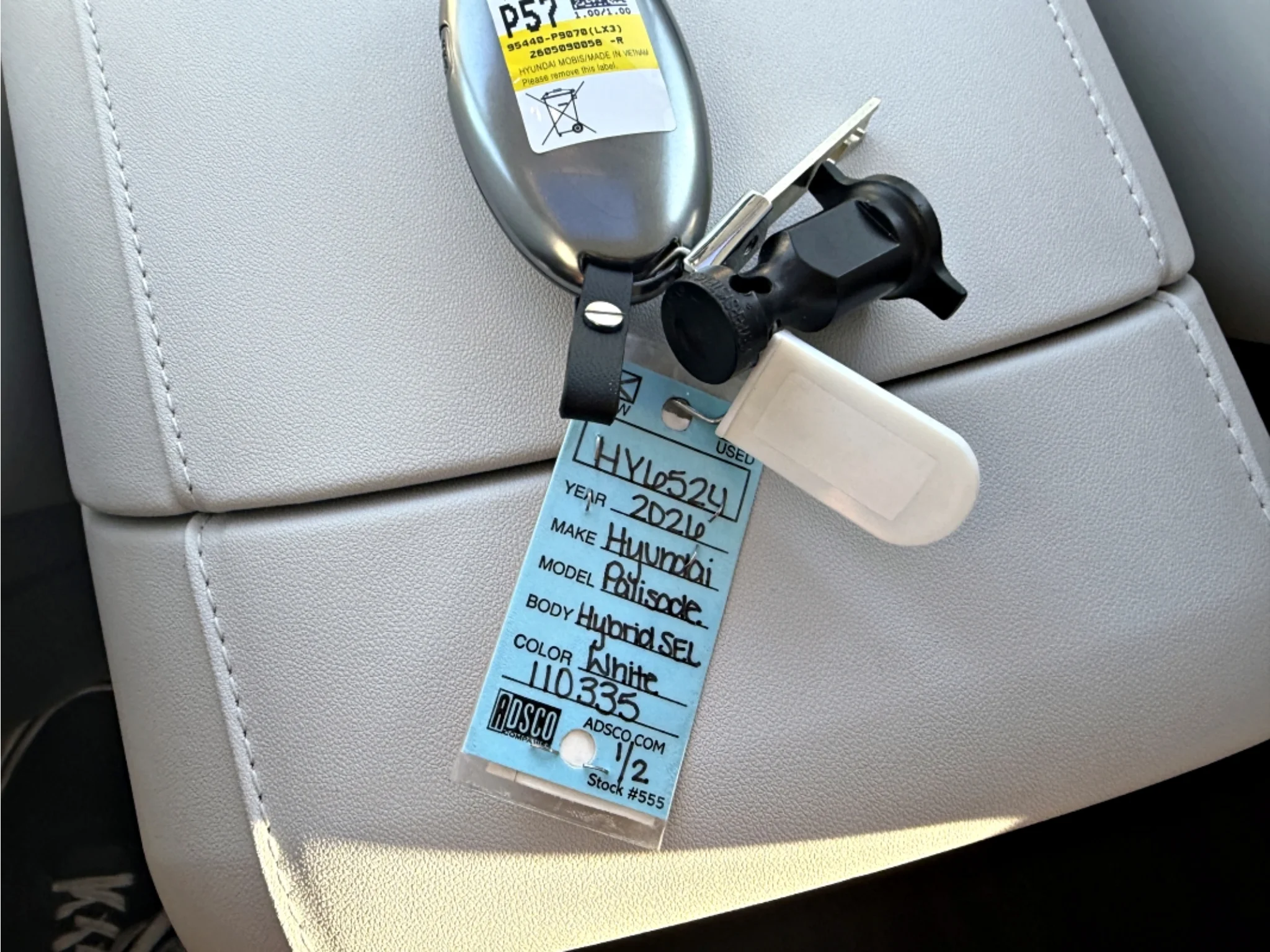 New 2026 Creamy White Pearl Hyundai SEL Premium 7P image 10