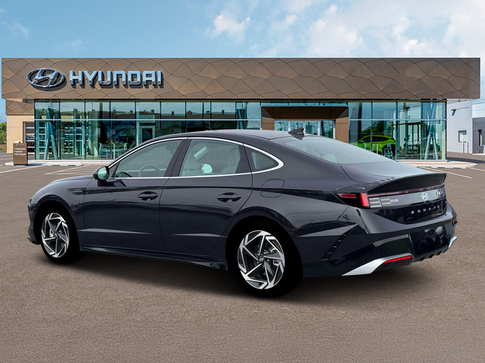 New 2026 Blue Hyundai SEL Sport image 4